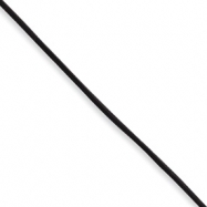 Picture of Sterling Silver 16inch 2mm Black Leather Cord Necklace chain