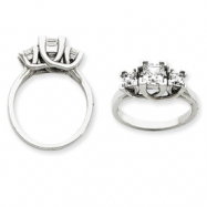 Picture of 14k White Gold AA Diamond engagement ring
