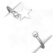Picture of Sterling Silver Star Bangle Bracelet