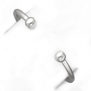 Picture of Sterling Silver 4mm Bangle Bracelet