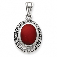 Picture of Sterling Silver Carnelian Pendant
