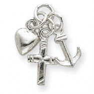 Picture of Sterling Silver Faith, Hope & Charity Charm