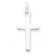 Picture of Sterling Silver Polished Cross Charm