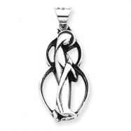 Picture of Sterling Silver Antiqued Blessed Mary Charm