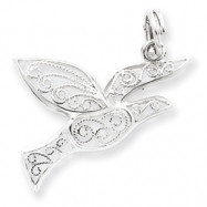 Picture of Sterling Silver Filigree Holy Spirit Charm