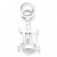 Picture of Sterling Silver Wine Bottle Opener Charm