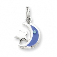 Picture of Sterling Silver Star and Moon Charm