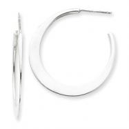 Picture of Sterling Silver Post Hoop Earrings