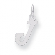 Picture of Sterling Silver Small Script Intial J Charm
