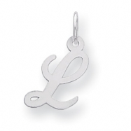 Picture of Sterling Silver Small Script Intial L Charm