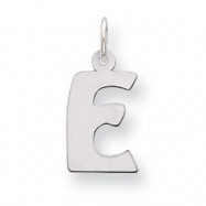 Picture of Sterling Silver Bubble Block Initial E Charm