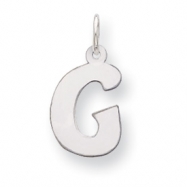 Picture of Sterling Silver Bubble Block Initial G Charm