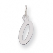 Picture of Sterling Silver Small Initial O Charm