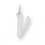 Picture of Sterling Silver Small Initial V Charm