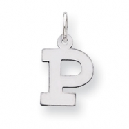 Picture of Sterling Silver Small Block Intial P Charm