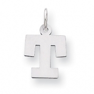Picture of Sterling Silver Small Block Intial T Charm