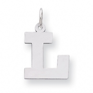 Picture of Sterling Silver Medium Block Intial L Charm