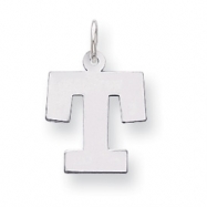 Picture of Sterling Silver Medium Block Intial T Charm