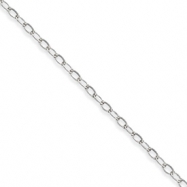 Picture of Sterling Silver 3.00mm Link Chain anklet