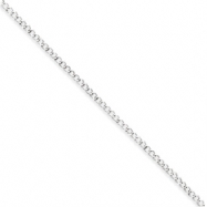 Picture of Sterling Silver 2.5mm Fancy Link Chain anklet