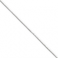 Picture of Sterling Silver .6mm 4 Sided Diamond-cut Mirror Box Chain