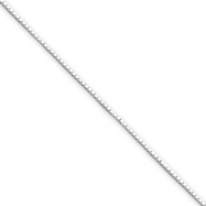 Picture of Sterling Silver .6mm 4 Sided Diamond-cut Mirror Box Chain
