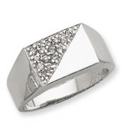 Picture of Sterling Silver Men's CZ Ring