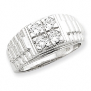 Picture of Sterling Silver Men's CZ Ring