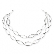 Picture of Sterling Silver Fancy Link Necklace