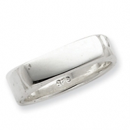 Picture of Sterling Silver 4mm Square Ring