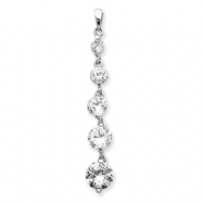Picture of Sterling Silver CZ Journey Pendant
