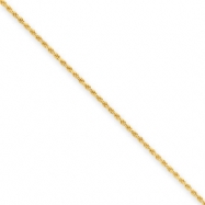 Picture of Gold-plated Sterling Silver 1.75mm Diamond-cut Rope Chain