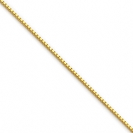 Picture of Gold-plated Sterling Silver .90mm Box Chain