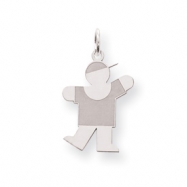 Picture of Sterling Silver Kiss Kid Charm