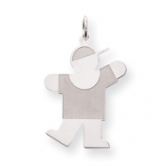 Picture of Sterling Silver Kiss Kid Charm