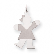 Picture of Sterling Silver Kiss Kid Charm