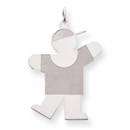 Picture of Sterling Silver Kiss Kid Charm