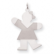 Picture of Sterling Silver Kiss Kid Charm
