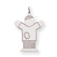 Picture of Sterling Silver Kid Charm