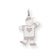 Picture of Sterling Silver Kid Charm