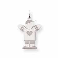 Picture of Sterling Silver Kid Charm