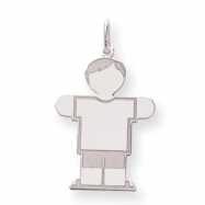 Picture of Sterling Silver Kid Charm