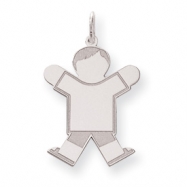 Picture of Sterling Silver Kid Charm