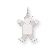 Picture of Sterling Silver Kid Charm
