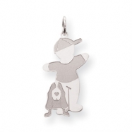 Picture of Sterling Silver Bow Wow Cuddle Charm