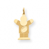 Picture of Gold-plated Sterling SilverKid Charm