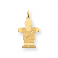 Picture of Gold-plated Sterling SilverKid Charm