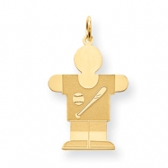 Picture of Gold-plated Sterling SilverKid Charm