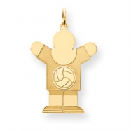 Picture of Gold-plated Sterling SilverKid Charm