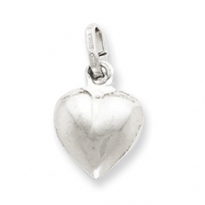 Picture of Sterling Silver Puffed Heart Charm